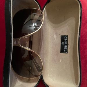 Brown Chanel sunglasses